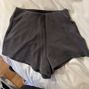 Lululemon ribbed softstreme high-rise shorts 2”